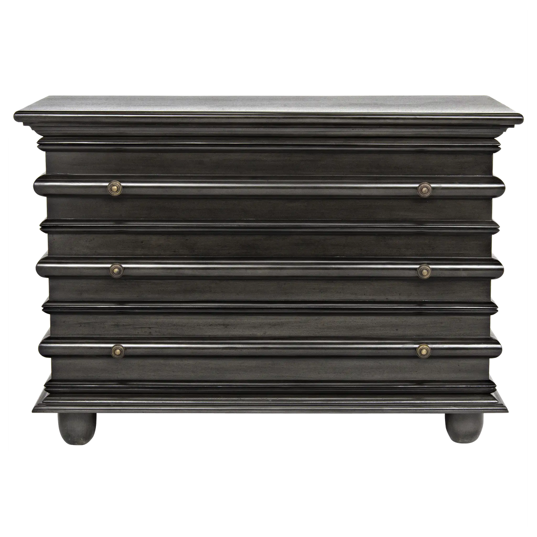 American Home Furniture | Noir - Ascona Small Chest, Pale