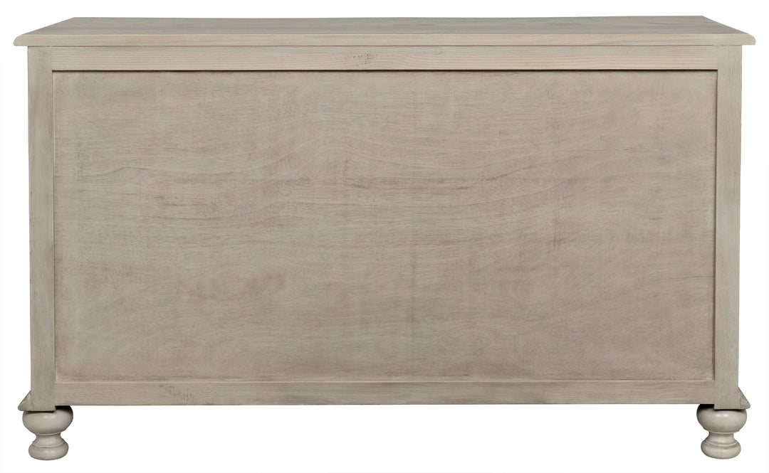 American Home Furniture | Noir - Curved Front 3 Drawer Chest