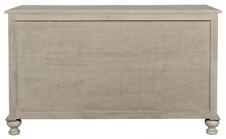 American Home Furniture | Noir - Curved Front 3 Drawer Chest