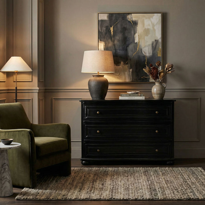 Noir - Lauren Dresser,Hand Rubbed Black - GDRE169HB