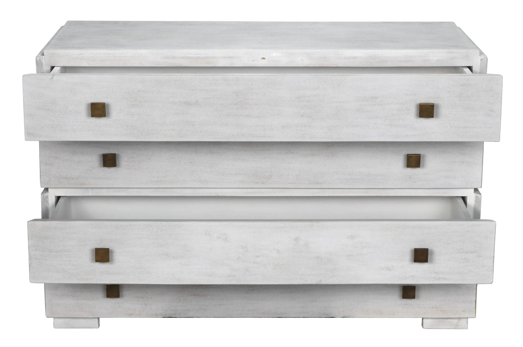 American Home Furniture | Noir - Hofman Dresser, White Wash