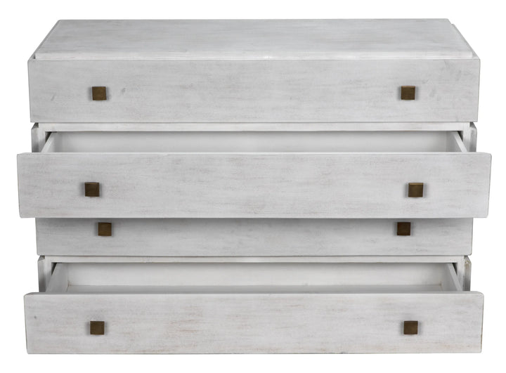 American Home Furniture | Noir - Hofman Dresser, White Wash