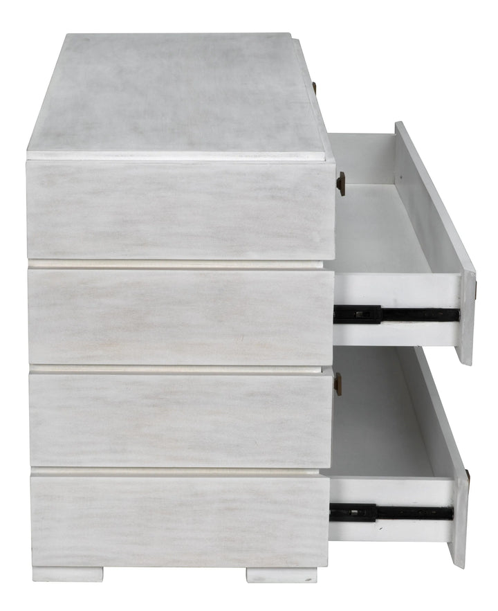 American Home Furniture | Noir - Hofman Dresser, White Wash