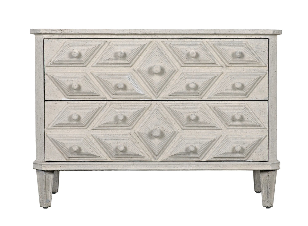 American Home Furniture | Noir - Giza Dresser, White Weathered