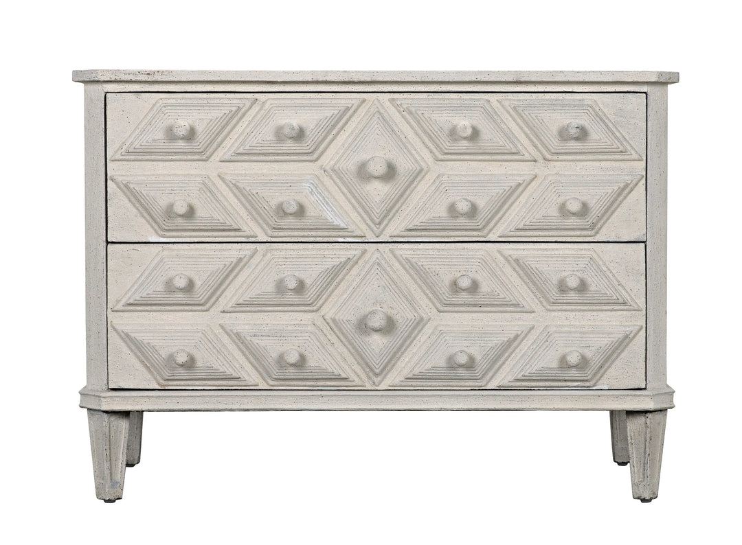 American Home Furniture | Noir - Giza Dresser, White Weathered