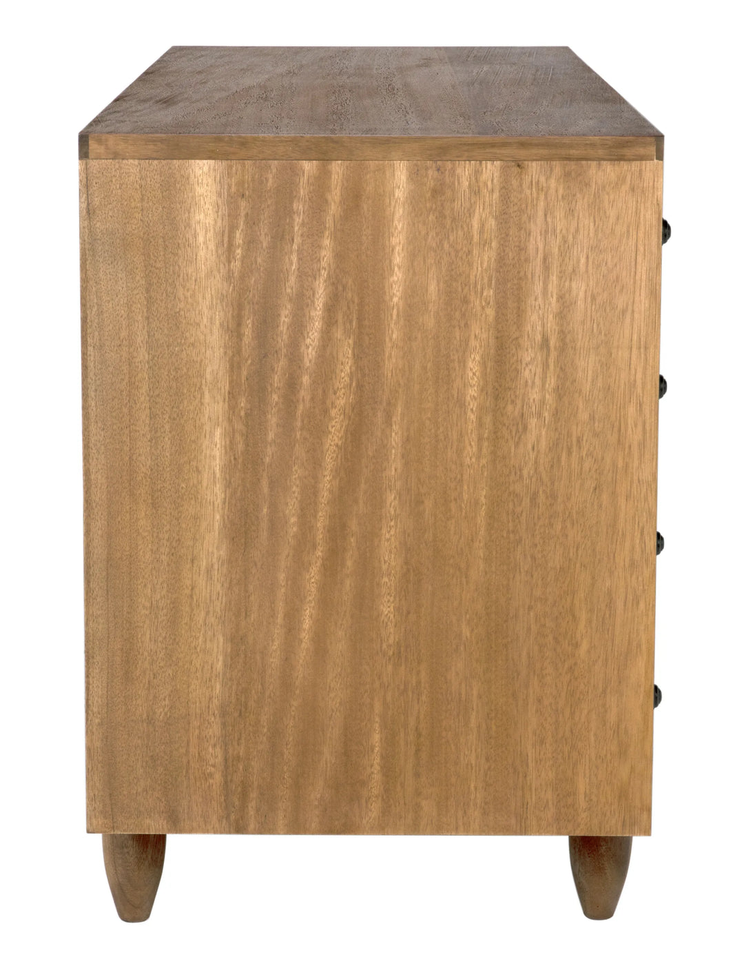 American Home Furniture | Noir - Diamond Double Chest, Dark Walnut