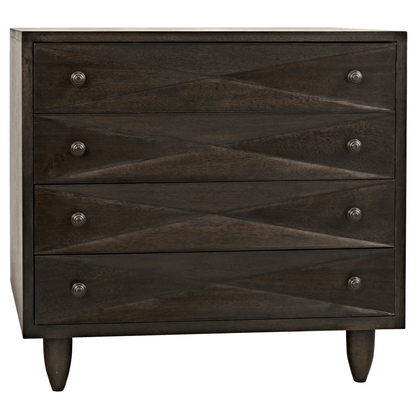 Noir Diamond Drawers, Ebony Walnut DRESSERS
