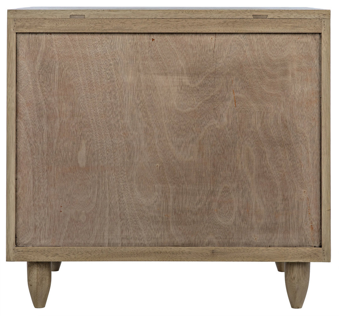 American Home Furniture | Noir - Diamond Chest, Washed Walnut