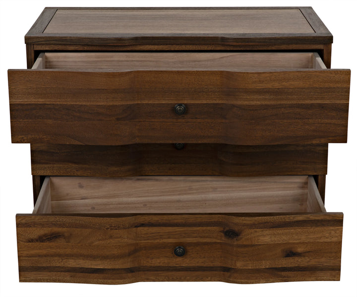 American Home Furniture | Noir - Claudie Chest, Dark Walnut