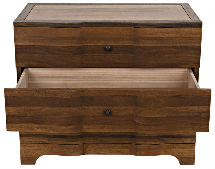 American Home Furniture | Noir - Claudie Chest, Dark Walnut