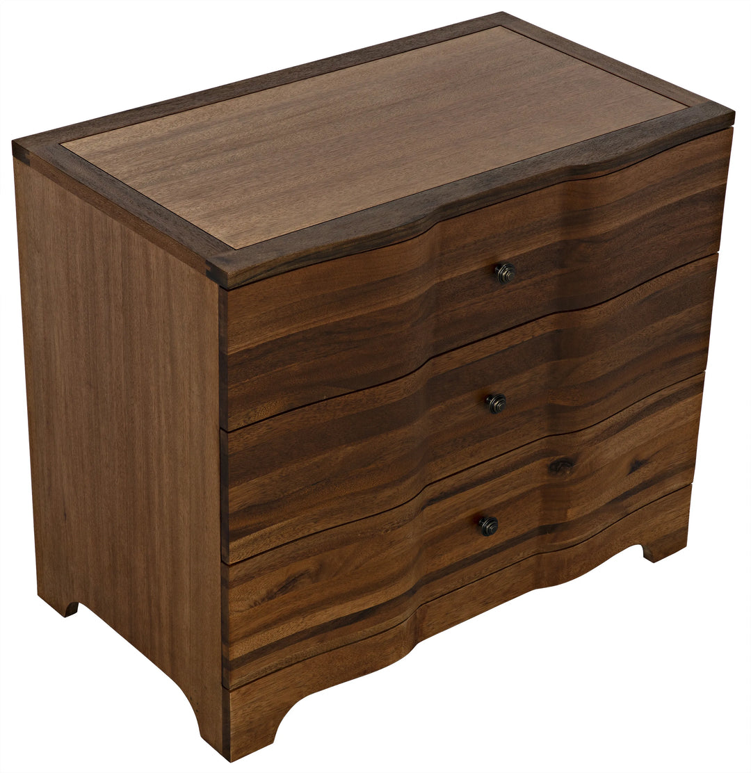 American Home Furniture | Noir - Claudie Chest, Dark Walnut