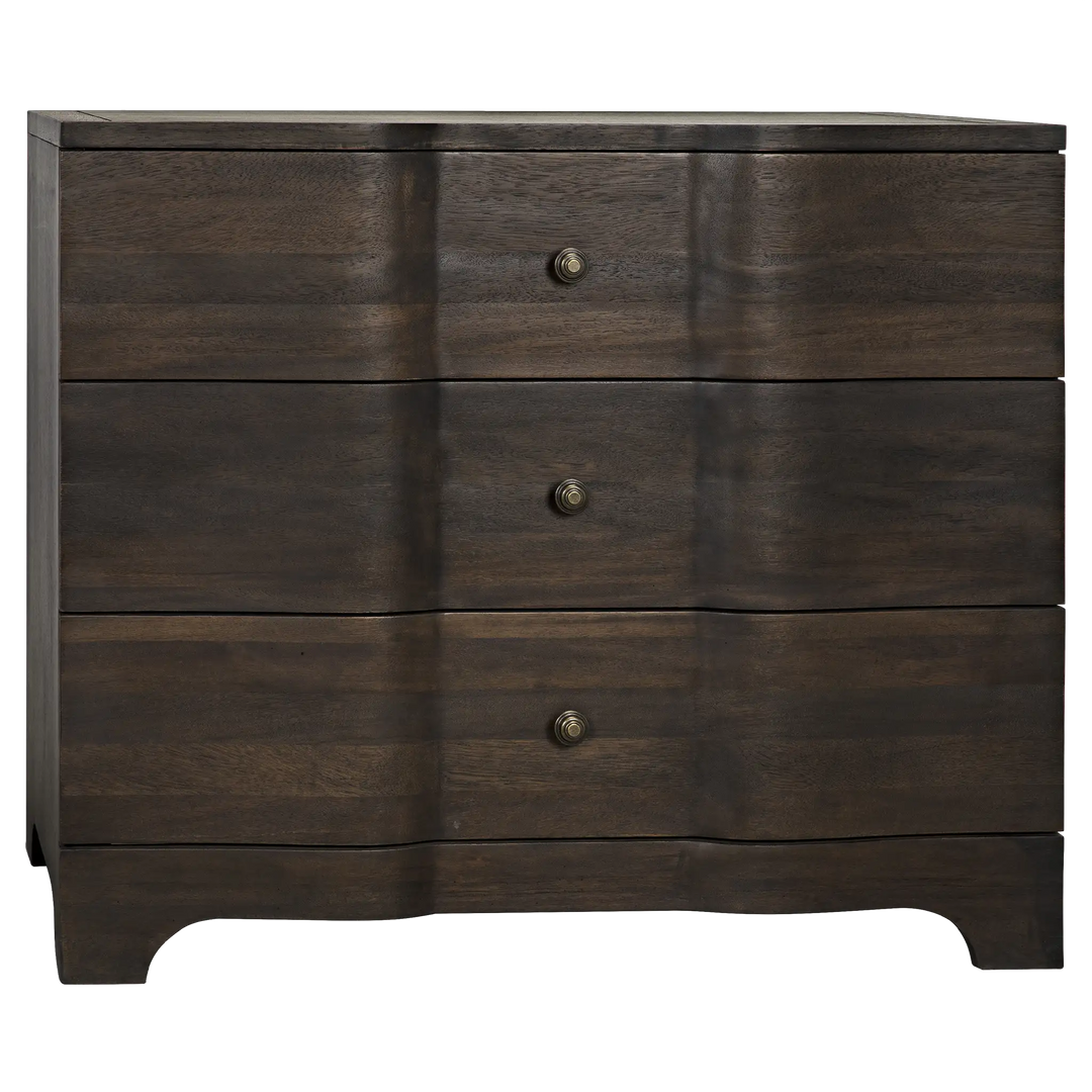 American Home Furniture | Noir - Claudie Chest, Ebony Walnut