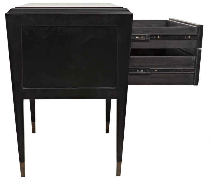 American Home Furniture | Noir - Grant Dresser, Charcoal Finish