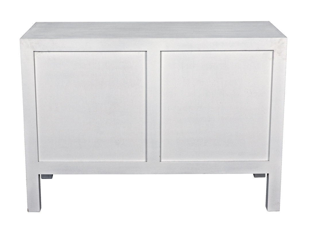 American Home Furniture | Noir - Conrad 6 Drawer Dresser, White Wash