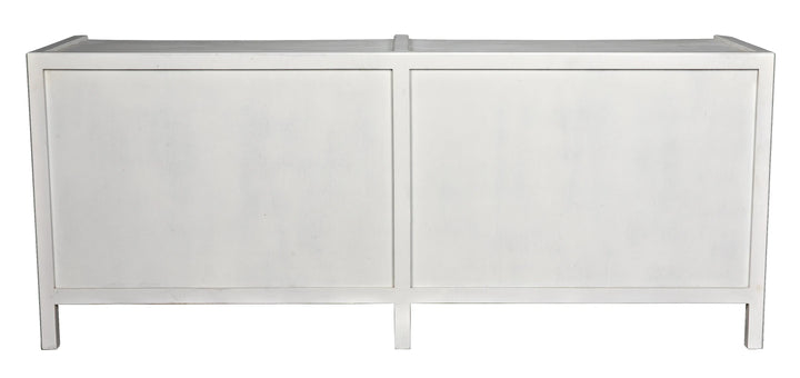 American Home Furniture | Noir - Hampton 6 Drawer Dresser, White Wash