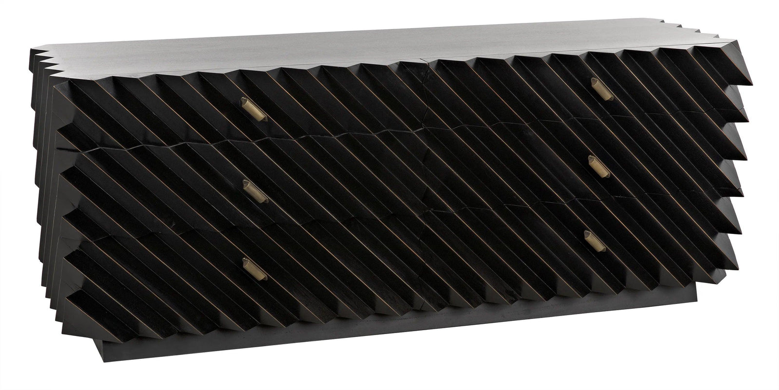 Noir Hikaru Dresser, Hand Rubbed Black DRESSERS