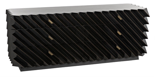 Noir Hikaru Dresser, Hand Rubbed Black DRESSERS