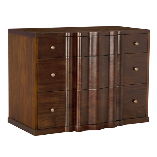 Noir - Kiss Dresser, Hand Rubbed Brown - GDRE253HBR
