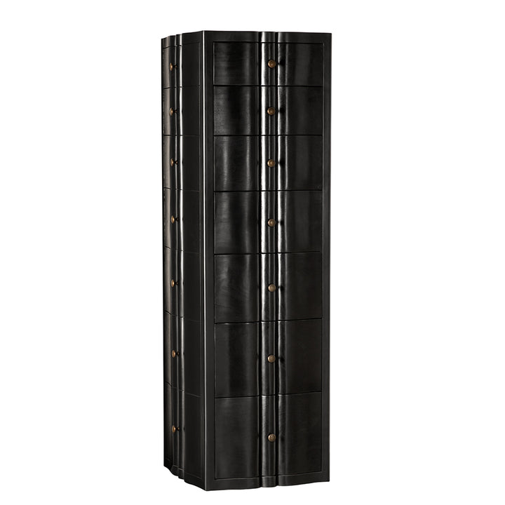 Noir - Monolith Four Sided Tower Chest - GDRE254HB
