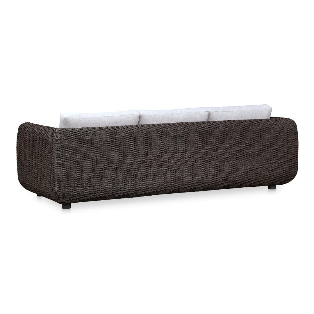Moe's Home Collection - Soma Outdoor Sofa Dark Brown - GE-1001-20 | American Home Furniture