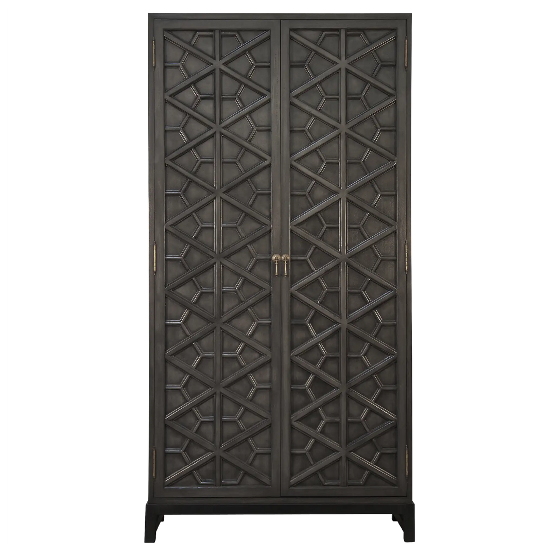 American Home Furniture | Noir - Maharadscha Hutch, Pale