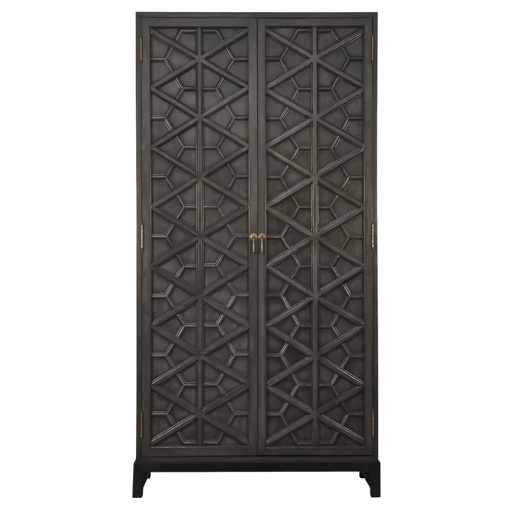 American Home Furniture | Noir - Maharadscha Hutch, Pale