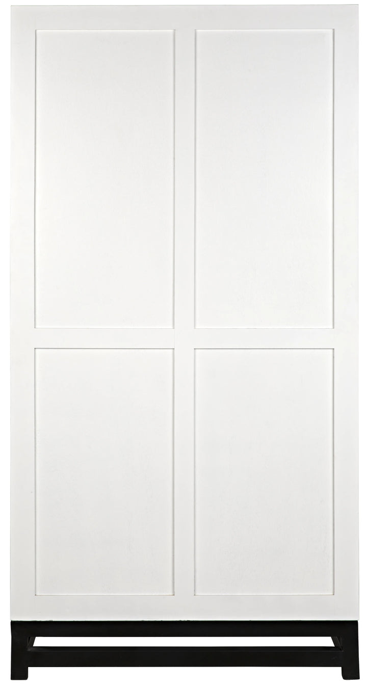 American Home Furniture | Noir - Maharadscha Hutch, Small, Solid White