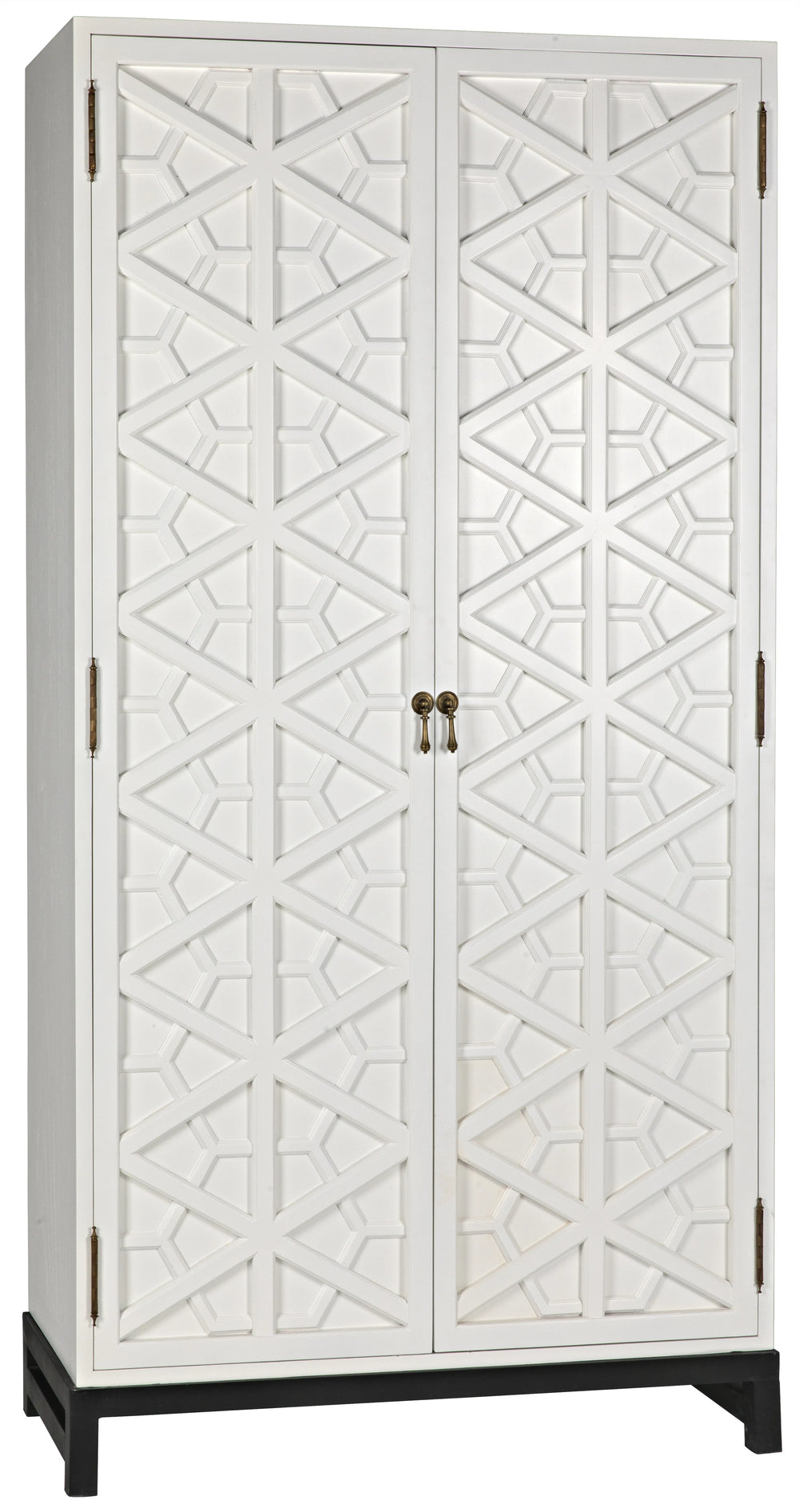 American Home Furniture | Noir - Maharadscha Hutch, Solid White