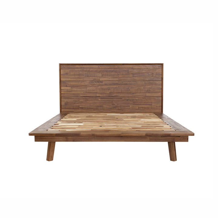Gia Queen Bed - Warm Pecan