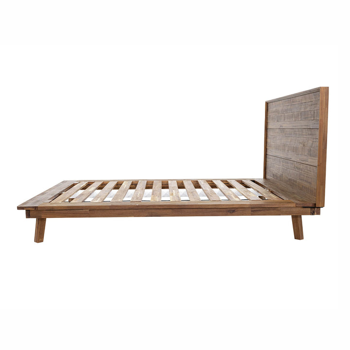 Gia King Bed - Warm Pecan