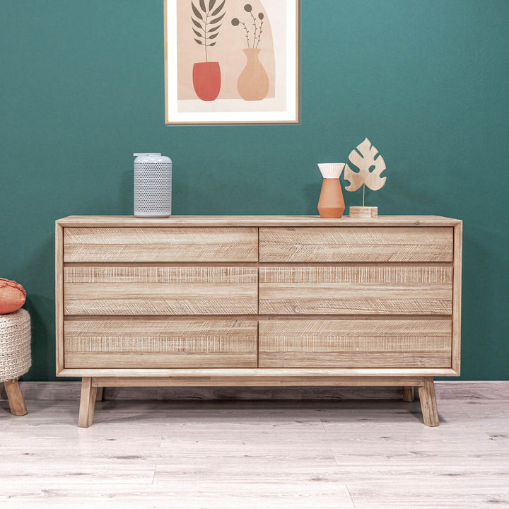 American Home Furniture | LH Home - Gia 6 Drawer Dresser