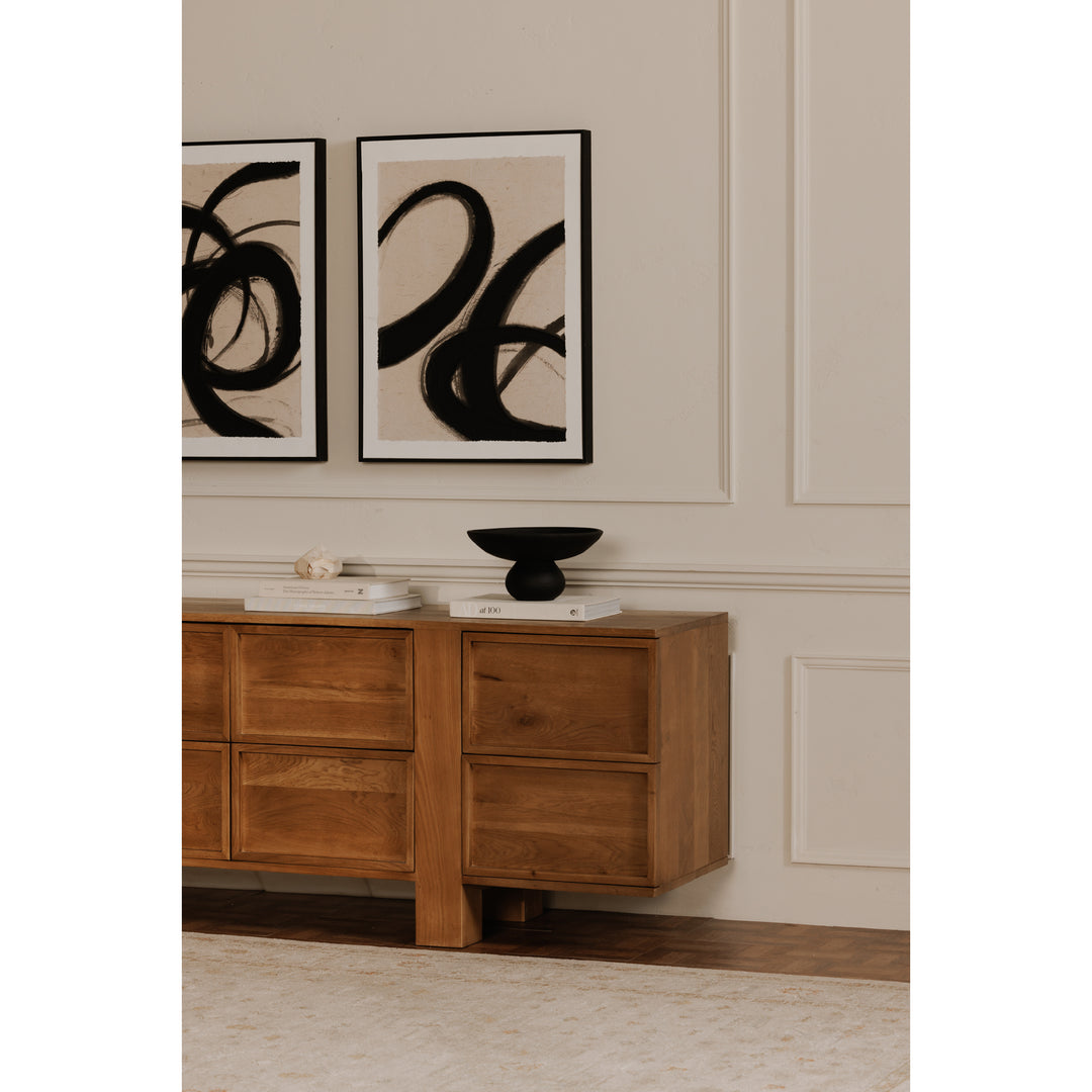 Moe's Home Collection - Asha Decorative Bowl Black Terracotta - GK-1132-02 | American Home Furniture