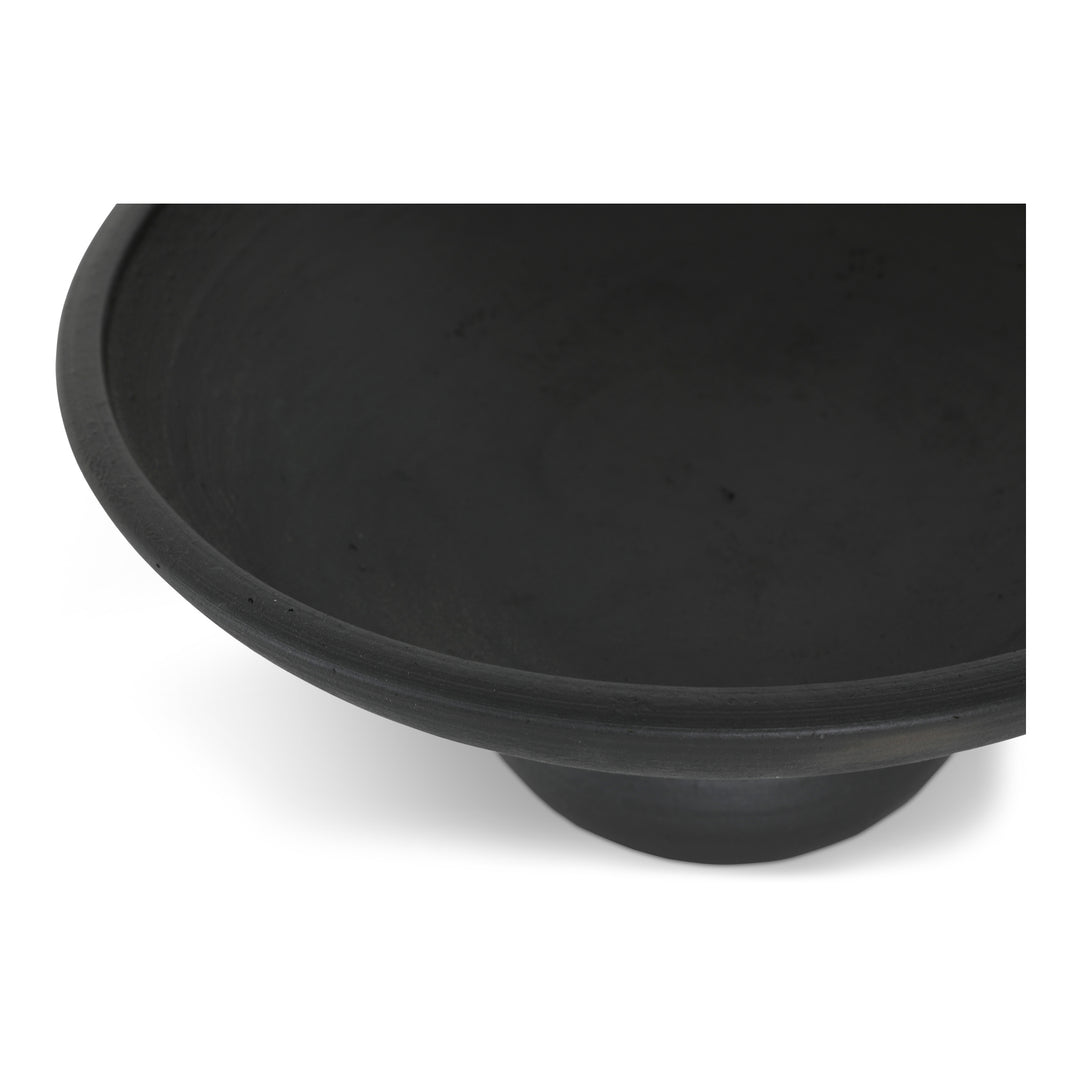 Moe's Home Collection - Asha Decorative Bowl Black Terracotta - GK-1132-02 | American Home Furniture