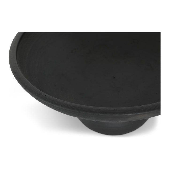 Moe's Home Collection - Asha Decorative Bowl Black Terracotta - GK-1132-02 | American Home Furniture