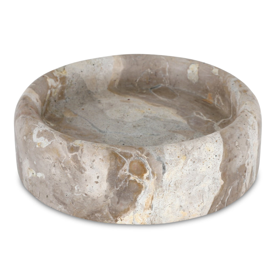 Moe's Home Collection - Anais Catchall Beige Marble - GK-1135-34 | American Home Furniture
