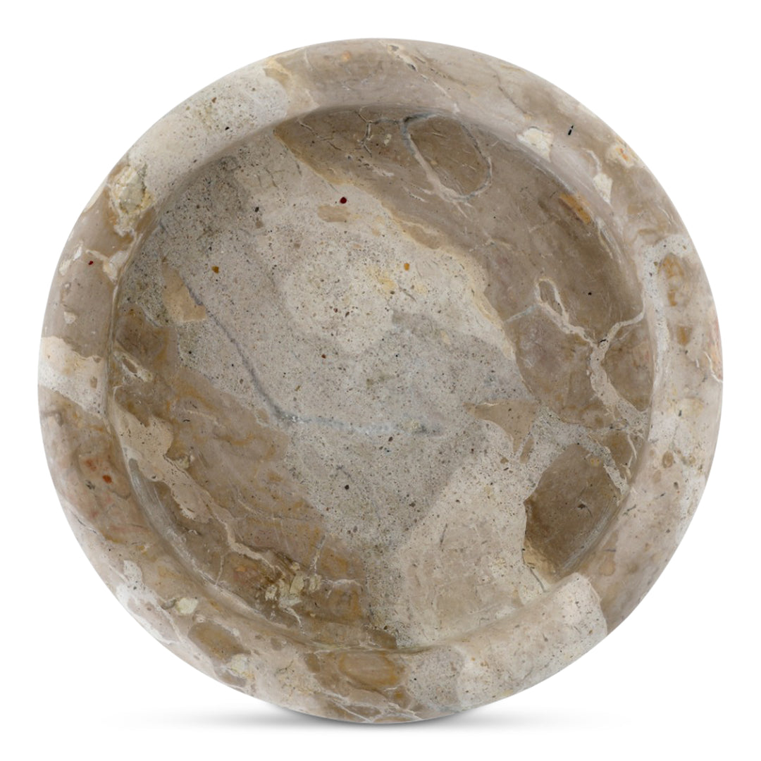 Moe's Home Collection - Anais Catchall Beige Marble - GK-1135-34 | American Home Furniture