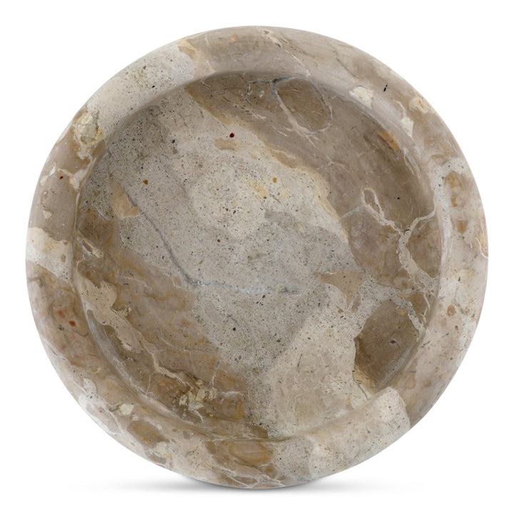 Moe's Home Collection - Anais Catchall Beige Marble - GK-1135-34 | American Home Furniture