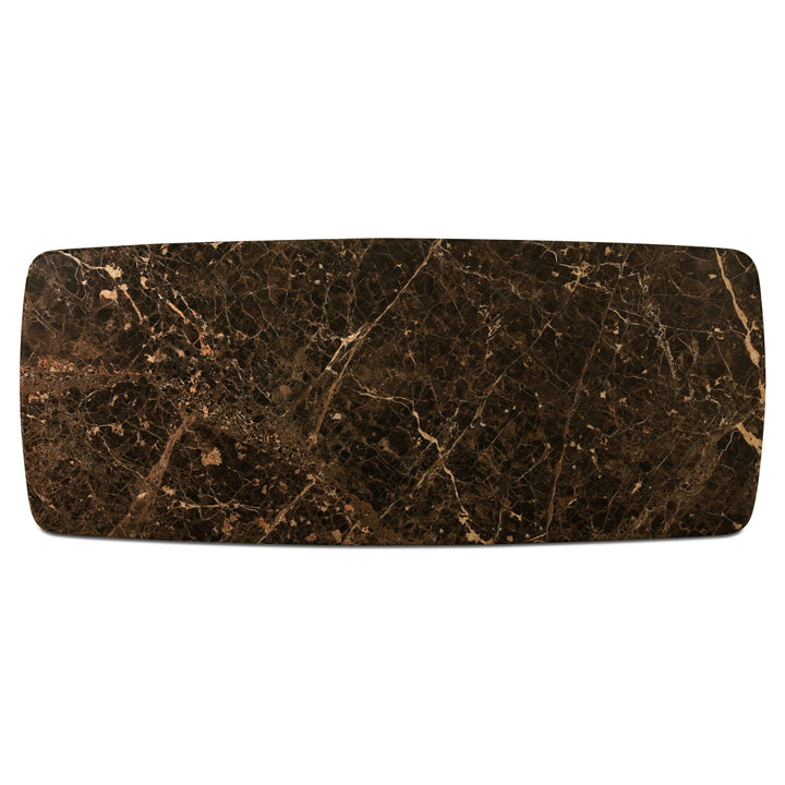 Daphne Dining Table Large Dark Emperador Marble