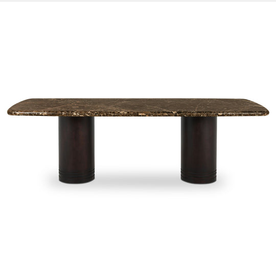 Daphne Dining Table Large Dark Emperador Marble