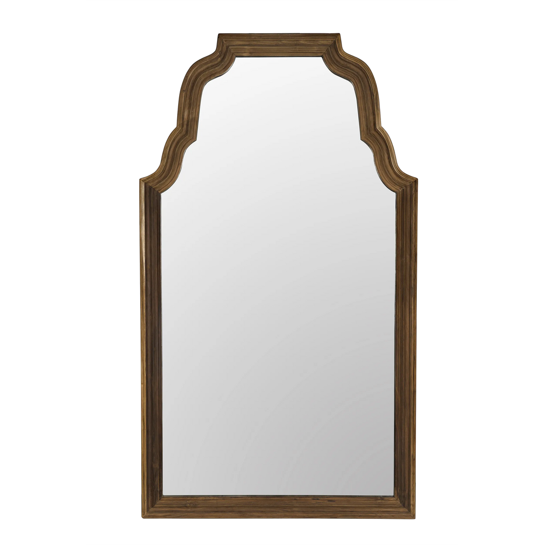 American Home Furniture | Noir - Reclaimed Teak Floor Mirror