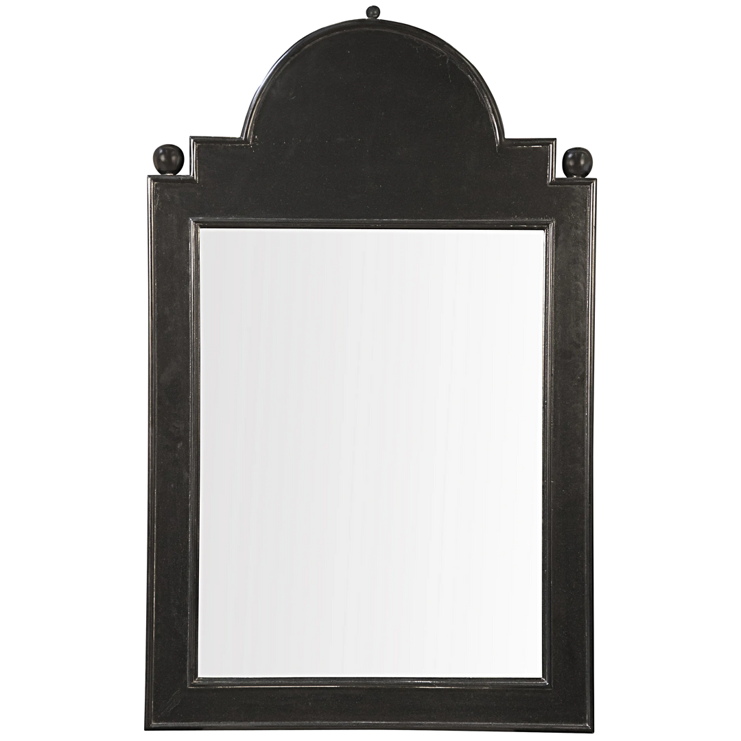 American Home Furniture | Noir - Jess Mirror, Hand Rubbed Black