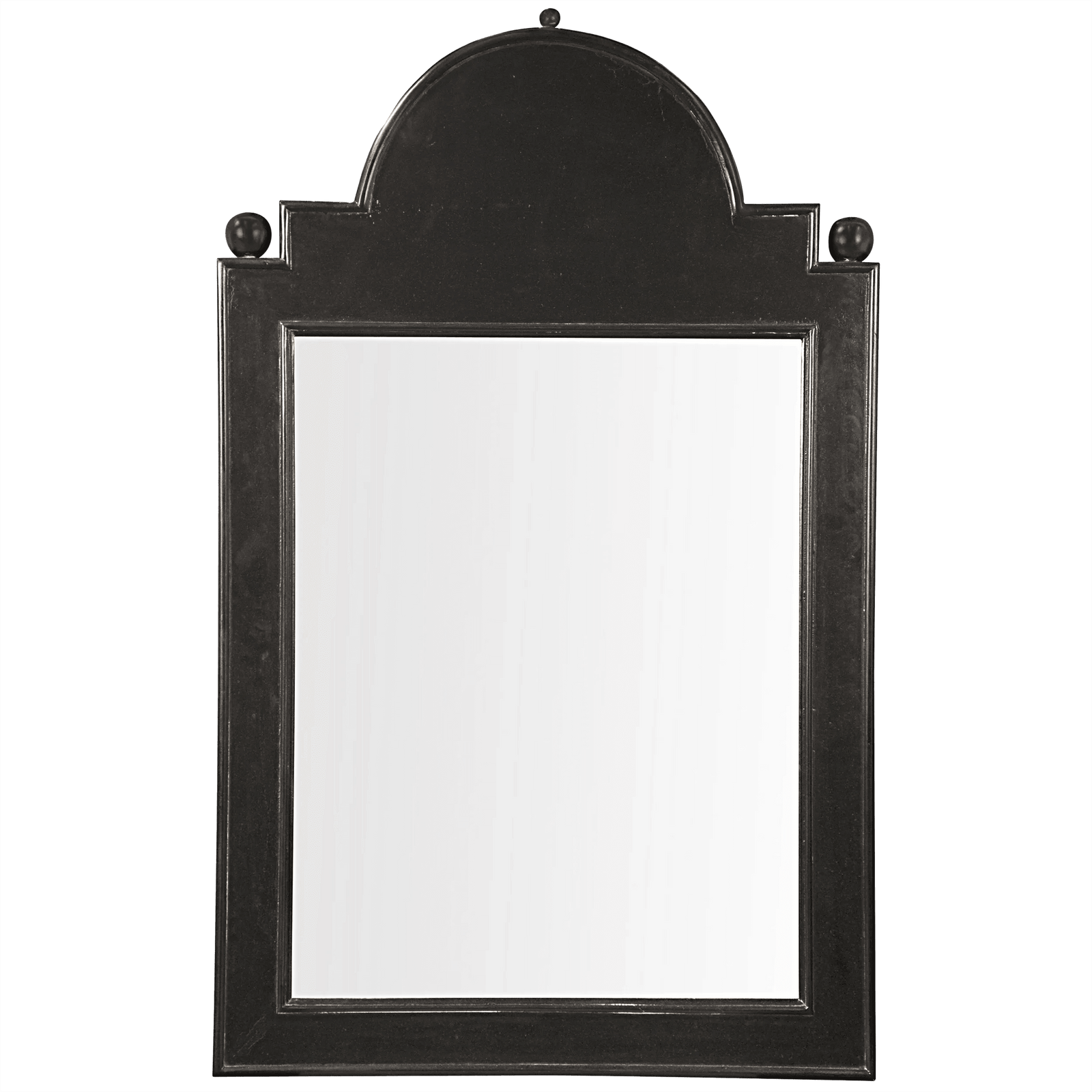 Noir Jess Mirror, Hand Rubbed Black WALL MIRRORS