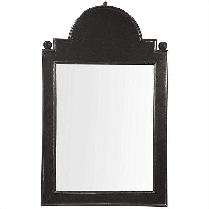 Noir Jess Mirror, Hand Rubbed Black WALL MIRRORS