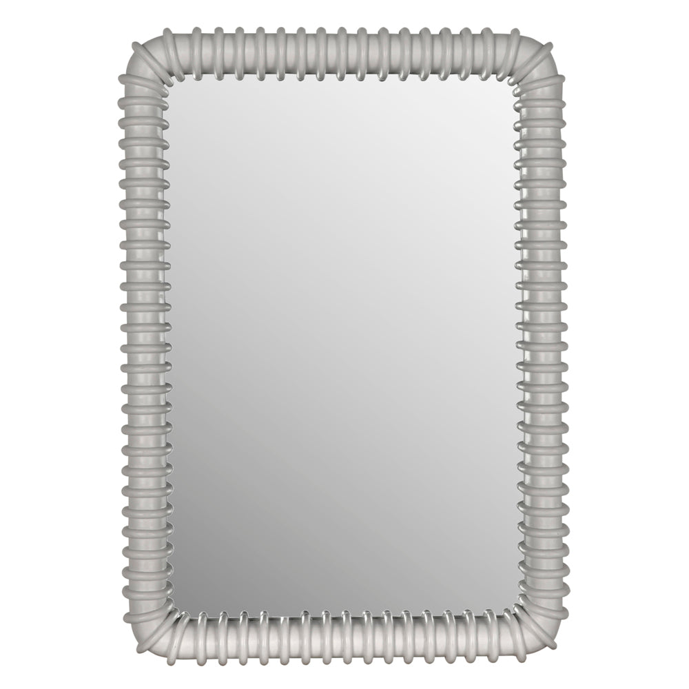 Noir - Toshi MIrror, Solid White - GMIR148SW