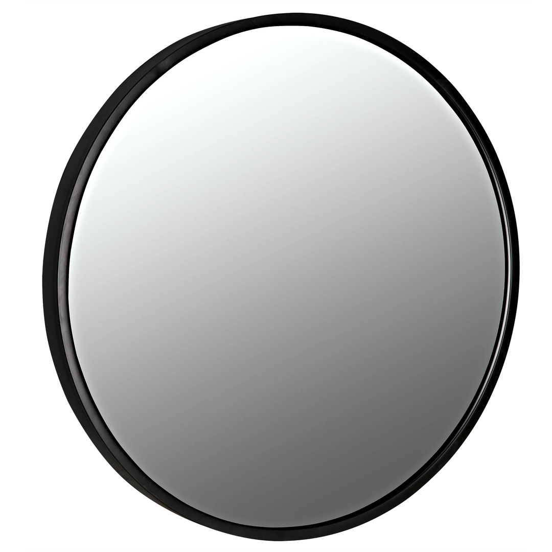 American Home Furniture | Noir - Rani Mirror, Black Steel