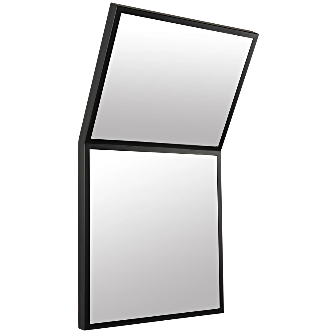 American Home Furniture | Noir - Lazo Mirror, Black Steel