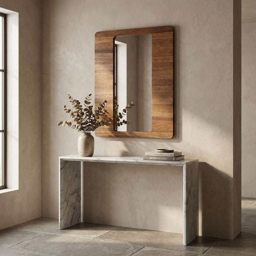Noir - Franklin Mirror, A, Dark Walnut - GMIR187DW