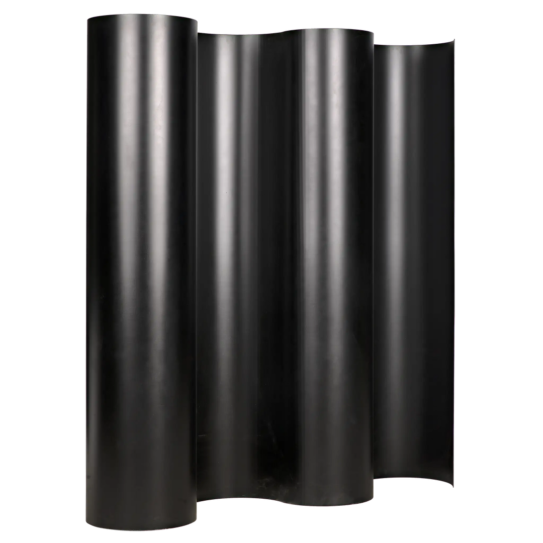 American Home Furniture | Noir - Levo Screen, Black Steel