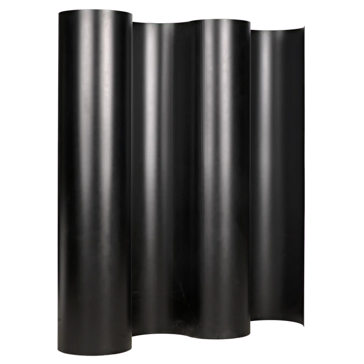 American Home Furniture | Noir - Levo Screen, Black Steel