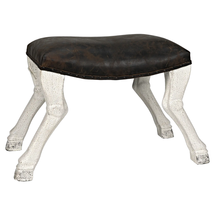 American Home Furniture | Noir - Claw Leg Saddle Stool